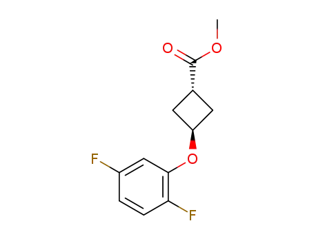 (trans)-methyl 3-(2,5-difluorophenoxy)cyclobutanecarboxylate