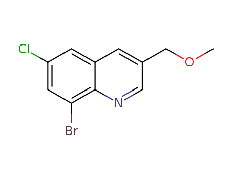8-bromo-6-chloro-3-(methoxymethyl)quinoline