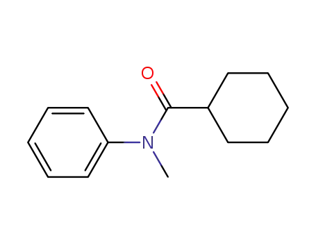 Molecular Structure of 23824-50-2 (Cyclohexanecarboxamide, N-methyl-N-phenyl-)