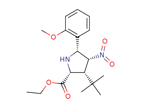 rac-(2R,3S,4R,5R)-ethyl 3-(tert-butyl)-5-(2-methoxyphenyl)-4-nitropyrrolidine-2-carboxylate