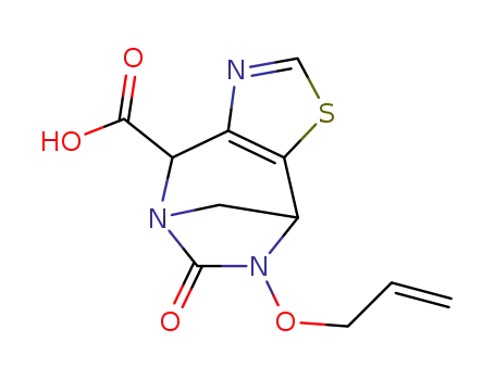 trans-10-allyloxy-9-oxo-3-thia-5,8,10-triazatricyclo[6.2.1.02,6]undeca-2(6),4-diene-7-carboxylic acid