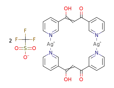 [Ag2(1,3-di(3-pyridyl)propane-1,3-dionato)2][OTf]2