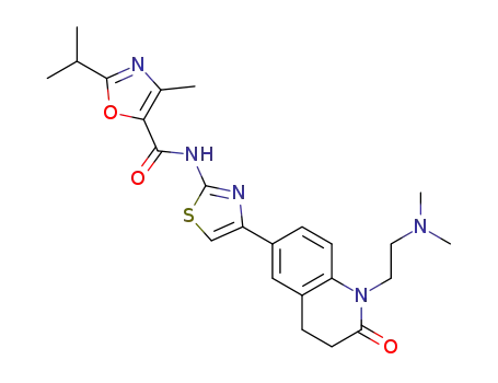N-(4-(1-(2-(dimethylamino)ethyl)-2-oxo-1,2,3,4-tetrahydroquinolin-6-yl)thiazol-2-yl)-2-isopropyl-4-methyloxazole-5-carboxamide