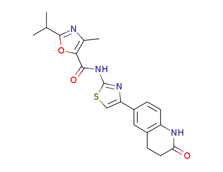 2-isopropyl-4-methyl-N-(4-(2-oxo-1,2,3,4-tetrahydroquinolin-6-yl)thiazol-2-yl)oxazole-5-carboxamide