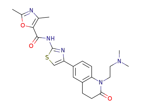 N-(4-(1-(2-(dimethylamino)ethyl)-2-oxo-1,2,3,4-tetrahydroquinolin-6-yl)thiazol-2-yl)-2,4-dimethyloxazole-5-carboxamide