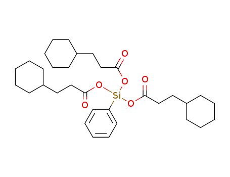 phenylsilanetriyl tris(3-cyclohexylpropanoate)