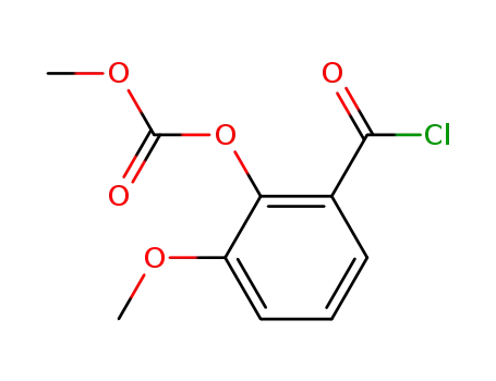 3-methoxy-2-methoxycarbonyloxy-benzoyl chloride