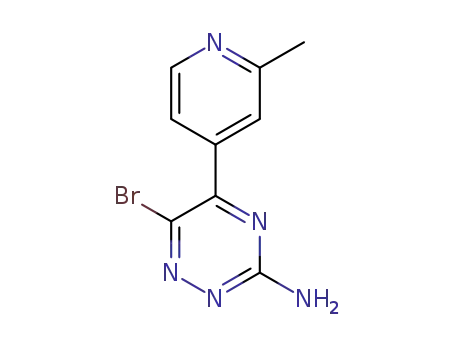 6-bromo-5-(2-methylpyridin-4-yl)-1,2,4-triazin-3-amine