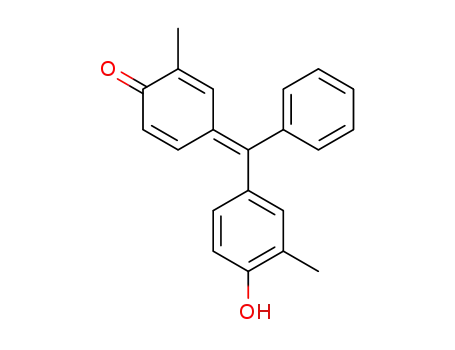 Molecular Structure of 5664-07-3 (2,5-Cyclohexadien-1-one,
4-[(4-hydroxy-3-methylphenyl)phenylmethylene]-2-methyl-)