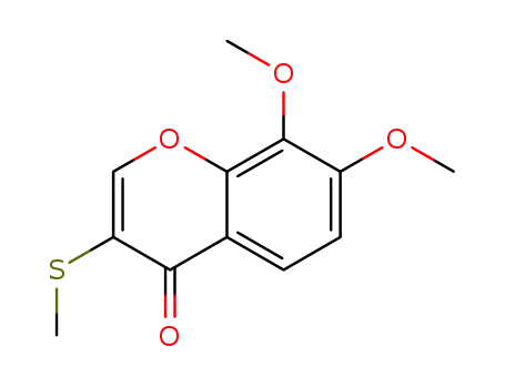 7,8-dimethoxy-3-(methylthio)-4H-chromen-4-one