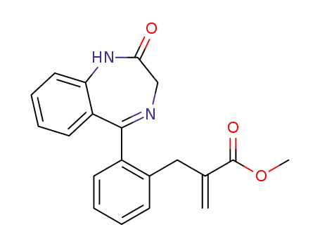 methyl 2-[2-(2-oxo-2,3-dihydro-1H-benzo[e][1,4]diazepin-5-yl)benzyl]acrylate