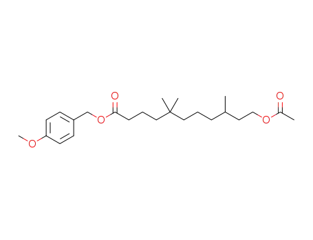 4-methoxybenzyl 11-acetoxy-5,5,9-trimethylundecanoate