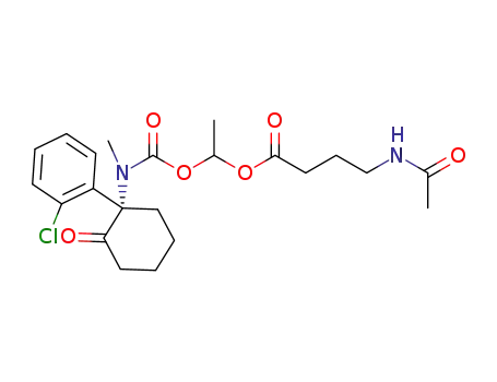 1-(4-acetamidobutanoyloxy)ethyl (S)-1-(2-chlorophenyl)-2-oxocyclohexyl(methyl)carbamate