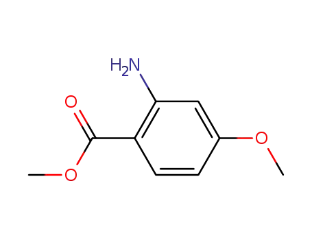Molecular Structure of 50413-30-4 (2-AMINO-4-METHOXY-BENZOIC ACID METHYL ESTER)