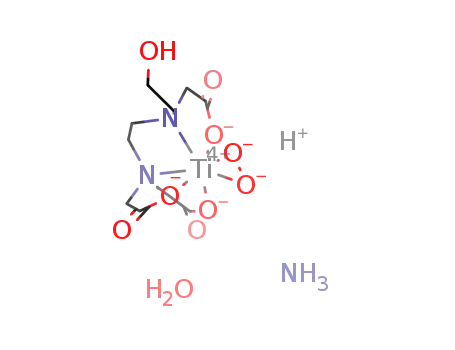 (NH4)[Ti(O2)(N-(2-hydroxyethyl)ethylenediaminetriacetate)]·H2O
