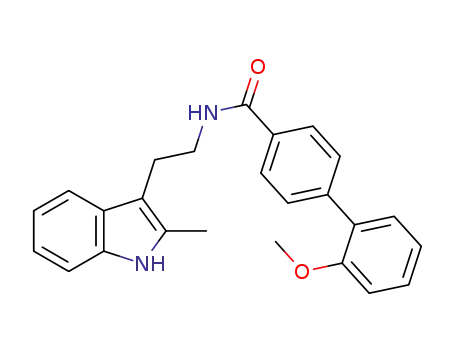 2’-methoxy-N-(2-(2-methyl-1H-indol-3-yl)ethyl)-[1,1‘-biphenyl]-4-carboxamide