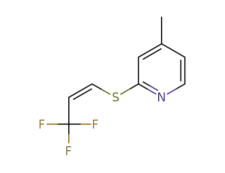 (Z)-4-methyl-2-((3,3,3-trifluoroprop-1-en-1-yl)thio)pyridine