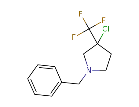 1-benzyl-3-chloro-3-(trifluoromethyl)pyrrolidine