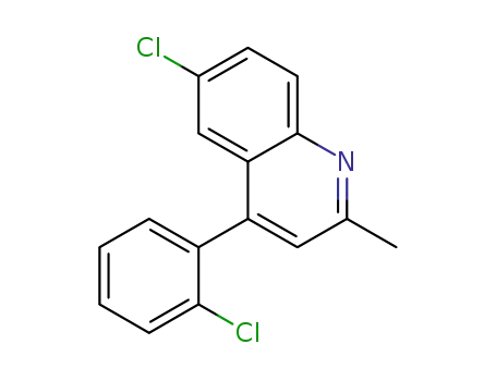 6-chloro-4-(2-chlorophenyl)-2-methylquinoline