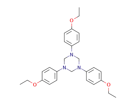 1,3,5-tris-(4-ethoxy-phenyl)-hexahydro-[1,3,5]triazine