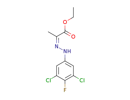 ethyl (2Z)-2-[2-(3,5-dichloro-4-fluorophenyl)hydrazin-1-ylidene]propanoate