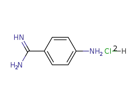 Molecular Structure of 2498-50-2 (4-Aminobenzamidine dihydrochloride)