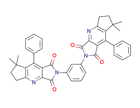 2,2'-(1,3-phenylene)bis(7,7-dimethyl-8-phenyl-6,7-dihydrocyclopenta[e]pyrrolo[3,4-b]pyridine-1,3(2H,5H)-dione)