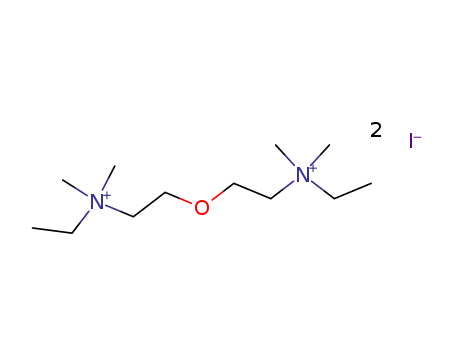 N,N'-diethyl-N,N,N',N'-tetramethyl-N,N'-(3-oxa-pentanediyl)-di-ammonium; diiodide