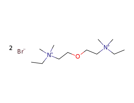 N,N'-diethyl-N,N,N',N'-tetramethyl-N,N'-(3-oxa-pentanediyl)-di-ammonium; dibromide