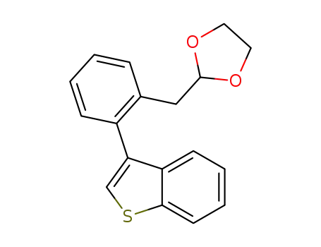 2-[2-(benzo[b]thiophen-3-yl)benzyl]-1,3-dioxolane