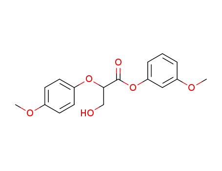 3-methoxyphenyl 3-hydroxy-2-(4-methoxyphenoxy)propanoate