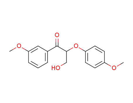 3-hydroxy-2-(4-methoxyphenoxy)-1-(3-methoxyphenyl)propan-1-one