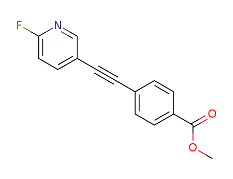methyl 4-((6-fluoropyridin-3-yl)ethynyl)benzoate