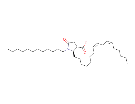 1-dodecyl-2-((8Z,11Z)-heptadecyl-8,11-dien-1-yl)-5-oxopyrrolidine-3-carboxylic acid