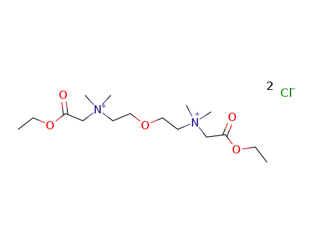 N,N'-bis-ethoxycarbonylmethyl-N,N,N',N'-tetramethyl-N,N'-(3-oxa-pentanediyl)-di-ammonium; dichloride
