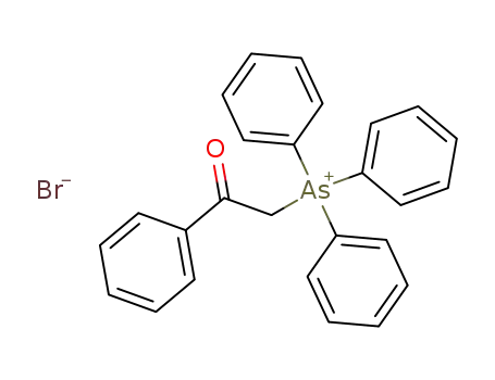 Arsonium,(2-oxo-2-phenylethyl)triphenyl-, bromide (1:1) cas  42350-78-7