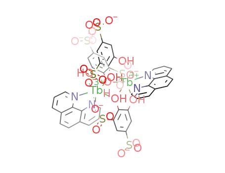 Tb2(4,5-dihydroxy-1,3-benzenedisulfonic acid)3(1,10-phenanthroline)2
