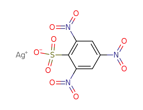 Molecular Structure of 18681-53-3 (Benzenesulfonic acid, 2,4,6-trinitro-, silver(1+) salt)