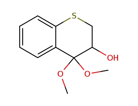 3-hydroxy-4-thiochromanone dimethylketal