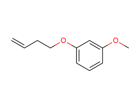 Molecular Structure of 104886-22-8 (Benzene, 1-(3-butenyloxy)-3-methoxy-)