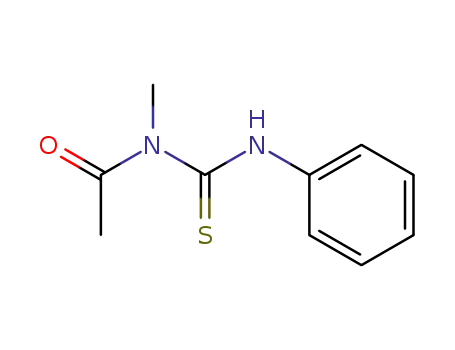 Molecular Structure of 98095-88-6 (Acetamide, N-methyl-N-[(phenylamino)thioxomethyl]-)