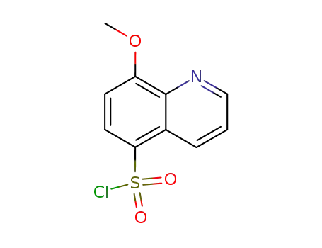 Molecular Structure of 90429-62-2 (8-Methoxy-5-quinolinesulfonyl chloride)