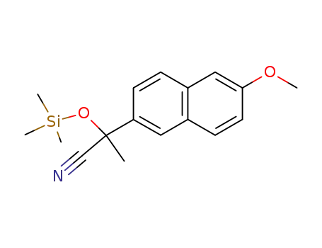 2-(6-methoxy-2-naphthyl)-2-(trimethylsilyloxy)propiononitrile