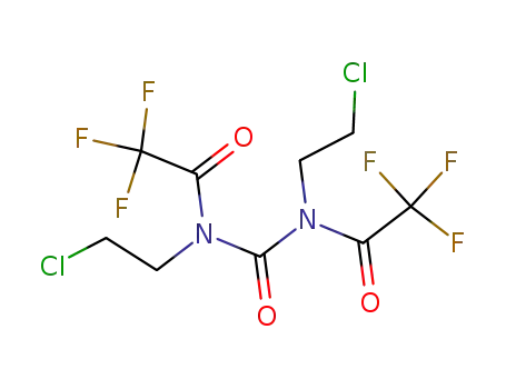 1,3-Bis-(2-chloro-ethyl)-1,3-bis-(2,2,2-trifluoro-acetyl)-urea