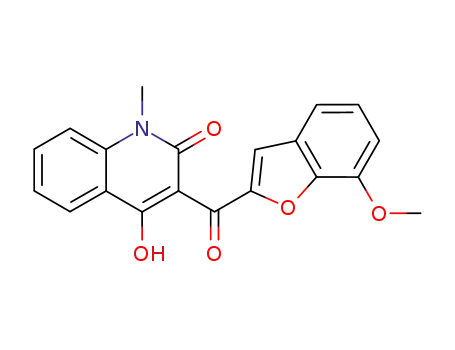 4-hydroxy-3-(7-methoxybenzofuran-2-oyl)-1-methylquinolin-2-one
