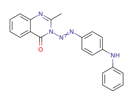2-Methyl-3-(4-phenylamino-phenyl-diazenyl)-3H-quinazolin-4-one