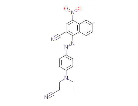 1-{4-[(2-Cyano-ethyl)-ethyl-amino]-phenylazo}-4-nitro-naphthalene-2-carbonitrile