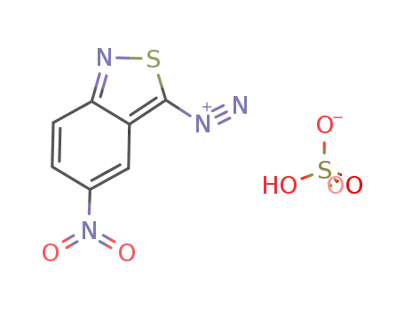 5-nitrobenzo[c]-1,2-thiazole-3-diazonium hydrogensulfate