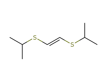 Molecular Structure of 40588-88-3 (Propane, 2,2'-[1,2-ethenediylbis(thio)]bis-, (E)-)