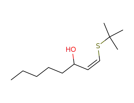 Molecular Structure of 86254-73-1 (1-Octen-3-ol, 1-[(1,1-dimethylethyl)thio]-, (Z)-)